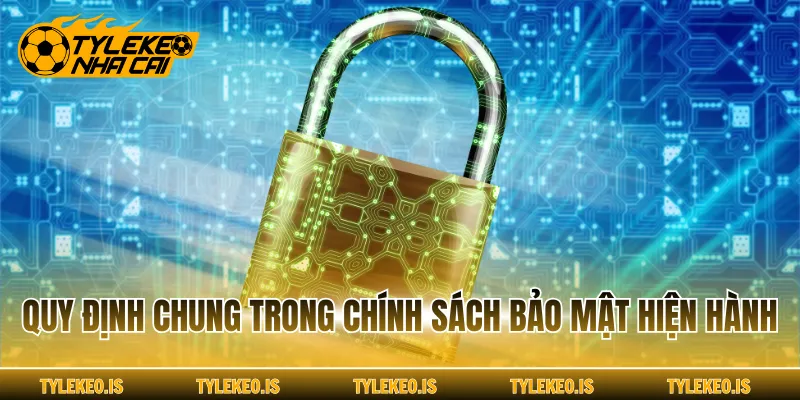 Quy định chung trong chính sách bảo mật hiện hành