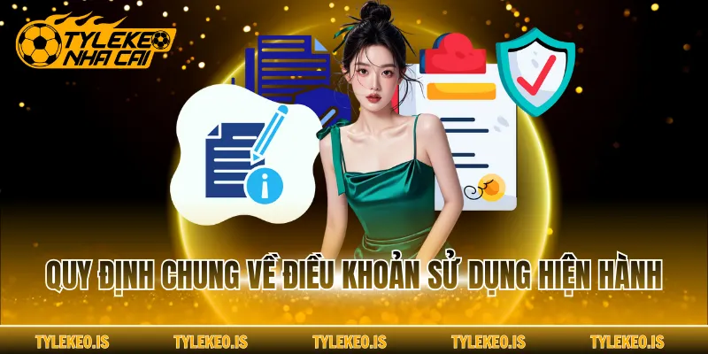 Quy định chung về điều khoản sử dụng hiện hành