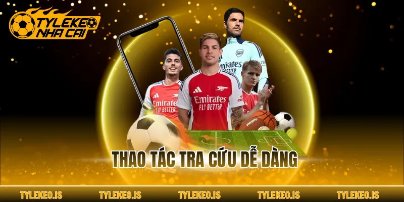 Thao tác tra cứu dễ dàng